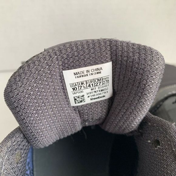 Reebok Mens Instalite Running Shoes Gray Sz 10 - Picture 5 of 6